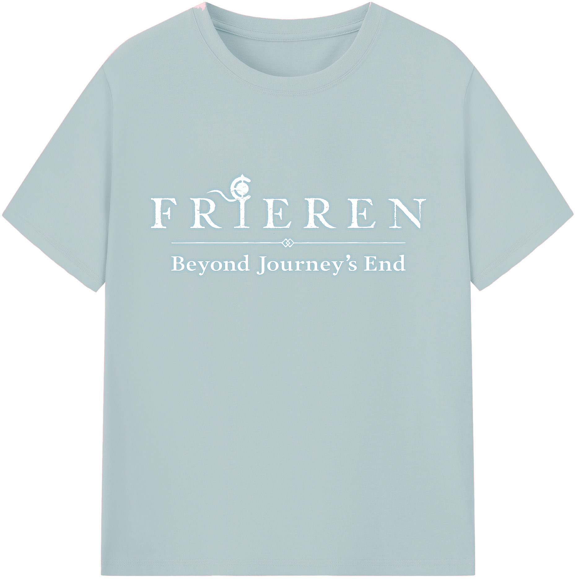 （画像用） 葬送のフリーレン Frieren 綿100％半袖Tシャツ（フロントプリント）